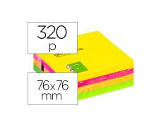 Q-CONNECT BLOC NOTAS ADHESIVAS 75mmx75mm COLORES