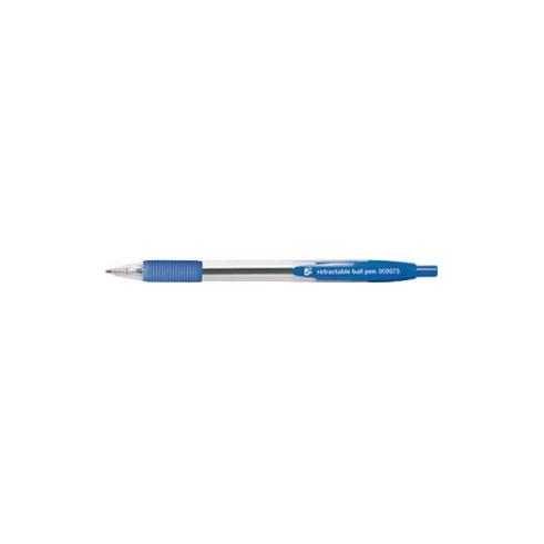 Q-CONNECT BOLIGRAFO RETRACTIL TRAZO 0.7 MM. AZUL