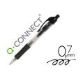 Q-CONNECT BOLIGRAFO RETRACTIL TRAZO 0.7 MM. NEGRO