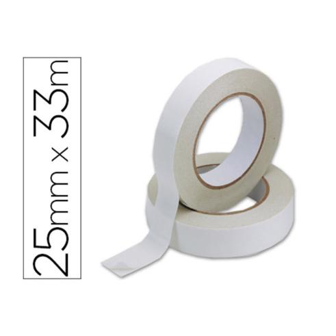 Q-CONNECT CINTA ADHESIVA DOBLE CARA 33 mm x 25 mm