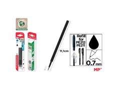Recambio para Bolígrafo Borrable Negro MP PE211/PE212 (3 Ud)