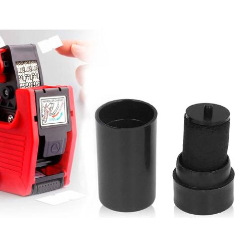 Rodillo Entintador 20 mm Tinta Color Negro para Etiquetadora Q-Connect KF00712