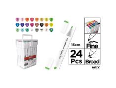Rotulador Doble Punta Bocetos 24 Uds