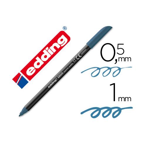 ROTULADOR EDDING 1200 AZUL ACERO