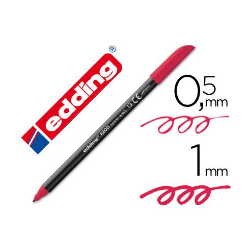 ROTULADOR EDDING 1200 CARMIN
