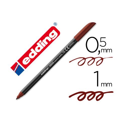 ROTULADOR EDDING 1200 MARRON OSCURO