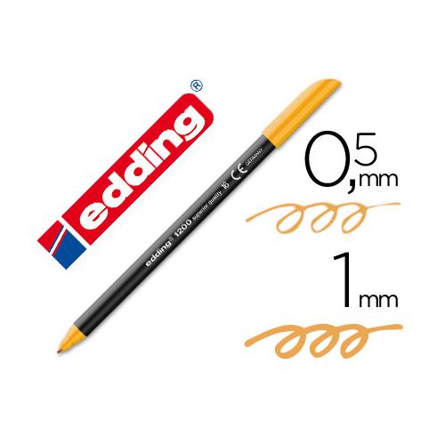 ROTULADOR EDDING 1200 NARANJA CLARO