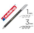 ROTULADOR EDDING 1200 PLATA