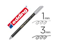 ROTULADOR EDDING 1200 PLATA