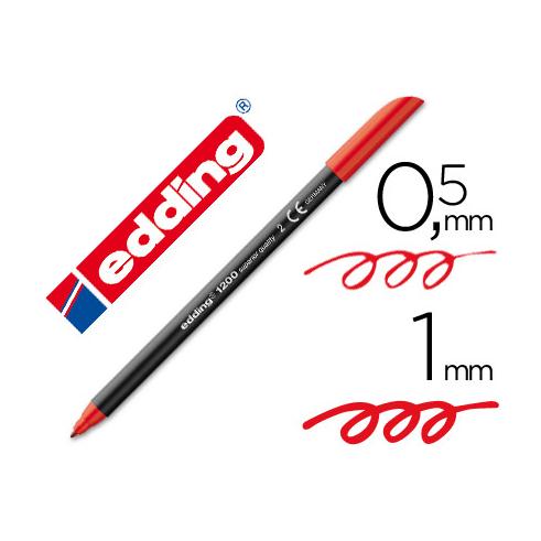 ROTULADOR EDDING 1200 ROJO