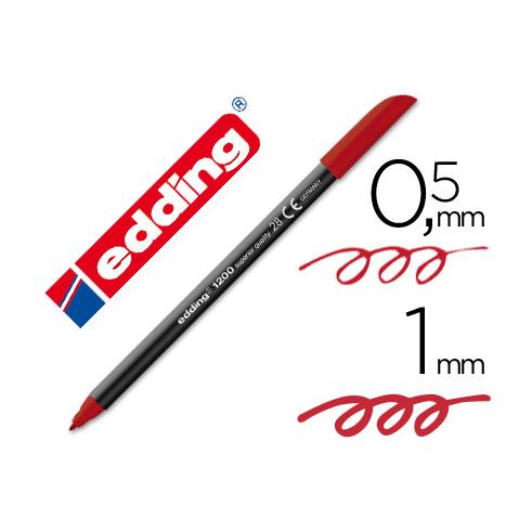 ROTULADOR EDDING 1200 ROJO INGLES