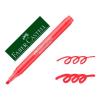 ROTULADOR FABER CASTELL FLUORESCENTE TEXTLINER 38 ROJO