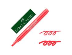 ROTULADOR FABER CASTELL FLUORESCENTE TEXTLINER 38 ROJO