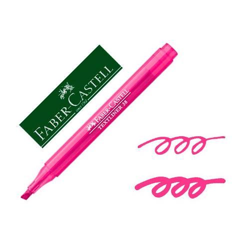 ROTULADOR FABER CASTELL FLUORESCENTE TEXTLINER 38 ROSA