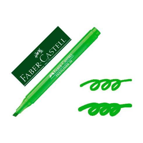 ROTULADOR FABER CASTELL FLUORESCENTE TEXTLINER 38 VERDE
