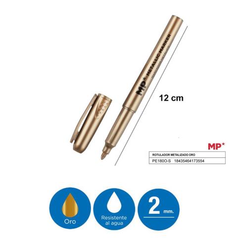 Rotulador Metalizado Oro