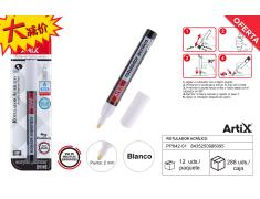 ROTULADOR PINTURA ACRILICA BLANCA ARTIX