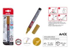 ROTULADOR PINTURA ACRILICA DORADO ARTIX