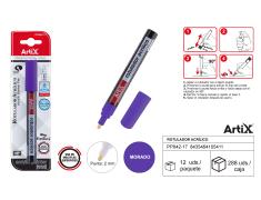 ROTULADOR PINTURA ACRILICA MORADO ARTIX