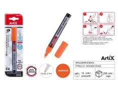 ROTULADOR PINTURA ACRILICA NARANJA ARTIX