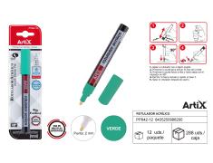 ROTULADOR PINTURA ACRILICA VERDE ARTIX