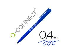 Rotulador Punta de Fibra Fine Liner Azul 0,4 mm Q-Connect