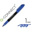 ROTULADOR Q-CONNECT FIBRA PERMANENTE 1,0mm AZUL