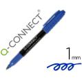 ROTULADOR Q-CONNECT FIBRA PERMANENTE 1,0mm AZUL
