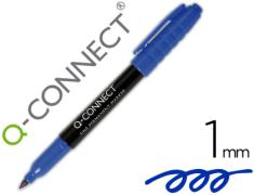 ROTULADOR Q-CONNECT FIBRA PERMANENTE 1,0mm AZUL
