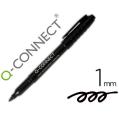 ROTULADOR Q-CONNECT FIBRA PERMANENTE 1,0mm NEGRO