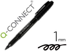 ROTULADOR Q-CONNECT FIBRA PERMANENTE 1,0mm NEGRO