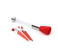 Set de Brochas de Maquillaje Rojas