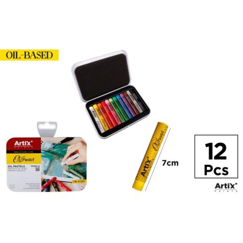 Set de Pinturas Pastel al Óleo 12 Colores