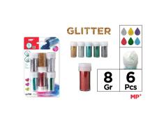 Set de Purpurina con 6 Colores PM253-01