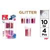 Set de Purpurina Rosa y Morado PM253-04