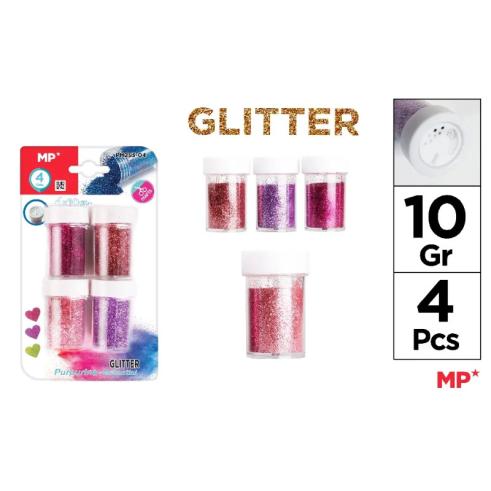 Set de Purpurina Rosa y Morado PM253-04