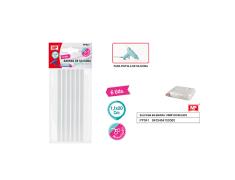 SILICONA EN BARRA 11MM*20CM 6UDS