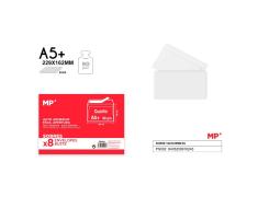 Sobres Blancos 162×229mm (A5+) - 8 Unidades