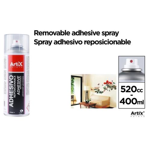 Spray Adhesivo Reposicionable 400ml Artix