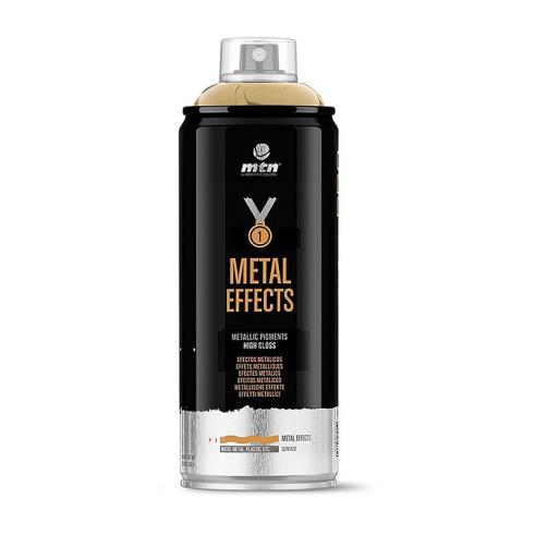 Spray de Pintura Efecto Cromado Oro MTN PRO
