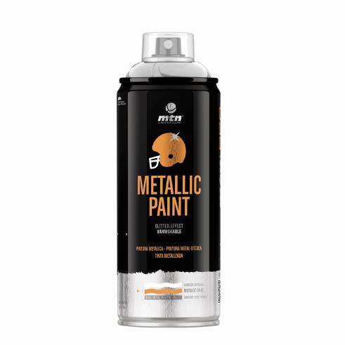 Spray de Pintura metálica MTN PRO Aluminio R-9006