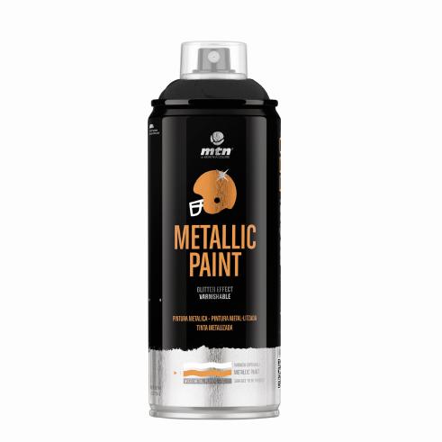 Spray de Pintura metálica MTN PRO Negro