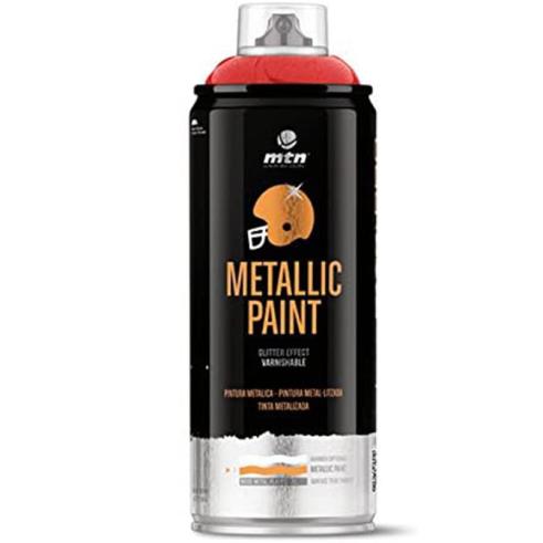 Spray de Pintura metálica MTN PRO Rojo R-3032