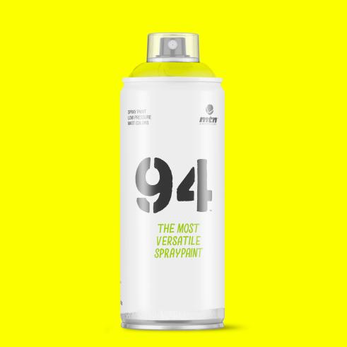Spray de Pintura Montana Colors MTN 94 Fluorescente Amarillo