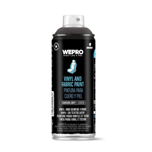 Spray de Pintura Vinilo para Cuero y Piel Color Carbón MTN WEPRO