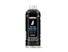 Spray de Pintura Vinilo para Cuero y Piel Color Negro Mate MTN WEPRO