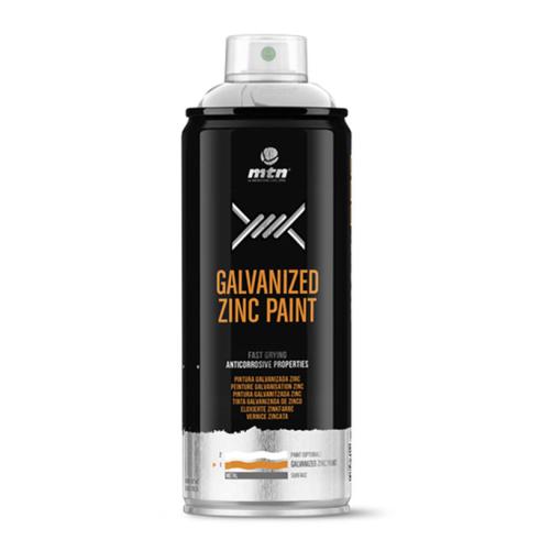 Spray MTN PRO Pintura Galvanizada Zinc Mate