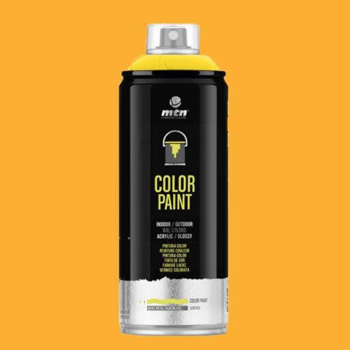 Spray MTN PRO RAL Acrílico R-1028 Amarillo Melón