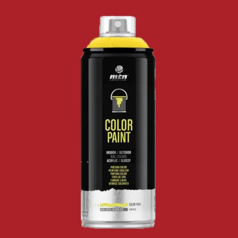 Spray MTN PRO RAL Acrílico R-3000 Rojo Vivo