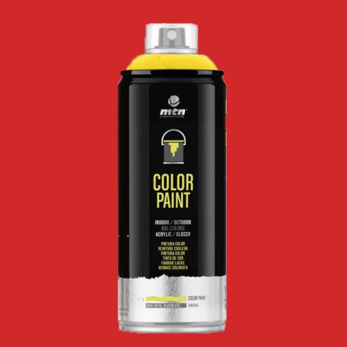 Spray MTN PRO RAL Acrílico R-3001 Rojo Señales